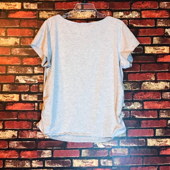 5/$25🖤2X Oh! Mamma Grey T-Shirt - Picture 3 of 3